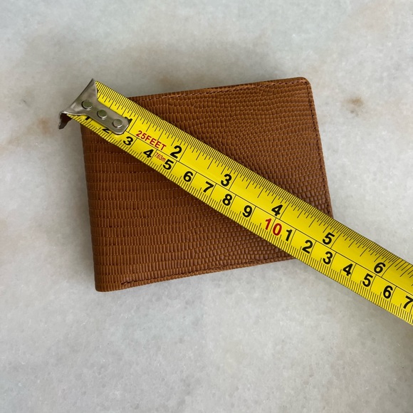 Brown Leather Wallet - Genuine Leather Caramel Brown Leather Wallet - Picture 6 of 7